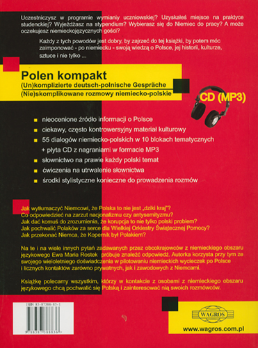 POLEN KOMPAKT. (Un)komplizierte deutsch-polnische Gespräche (Nie)skomplikowane rozmowy niemiecko-polskie (+ CD) - Kliknij na obrazek aby go zamknąć