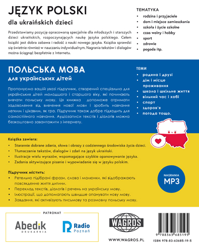 Język polski dla ukraińskich dzieci - Kliknij na obrazek aby go zamknąć